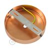 creative cables Cylindrical metal ceiling rose kit - Conical, Brushed copper