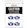 Spirit Gear Central BYU Cougars Glitter Tattoos 4 Pack
