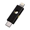 Yubico - YubiKey 5Ci - Security Key for Multi-Factor Authentication (MFA) and Passkey on Android/PC/iPhone, Dual Ports for Lighting/USB-C