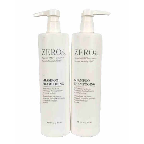 Lot Of 2 Gilchrist & Soames Zero% Naturally Kind SHAMPOO 15oz Bottles