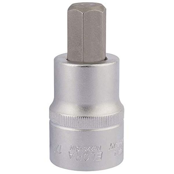 Draper 15553 17mm 3/4 Square Drive Elora Hexagon Screwdriver Socket