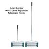 Gardening Lawn Aerator Grass Roller With 3 Level Adjustable Telescopic Handle