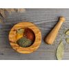 Olive Wood Mortar & Pestle Set "The Iconic Mortar"