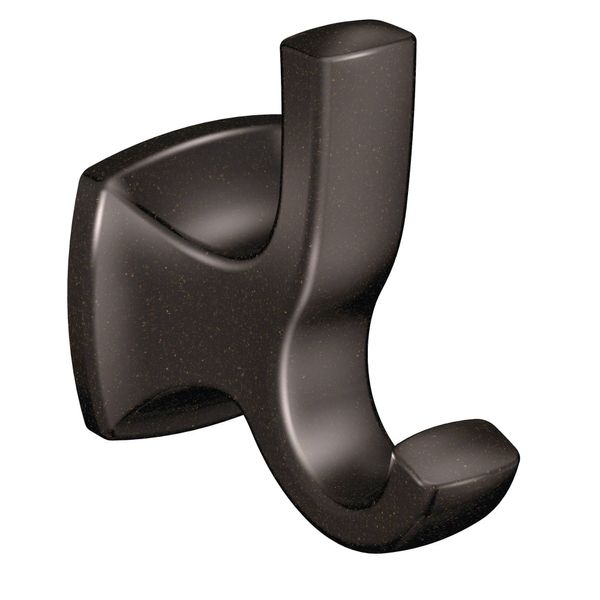 Moen YB5103ORB Voss Double Robe Hook, Oil-Rubbed Bronze