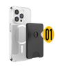 Number 01 in black PopSockets PopWallet for MagSafe