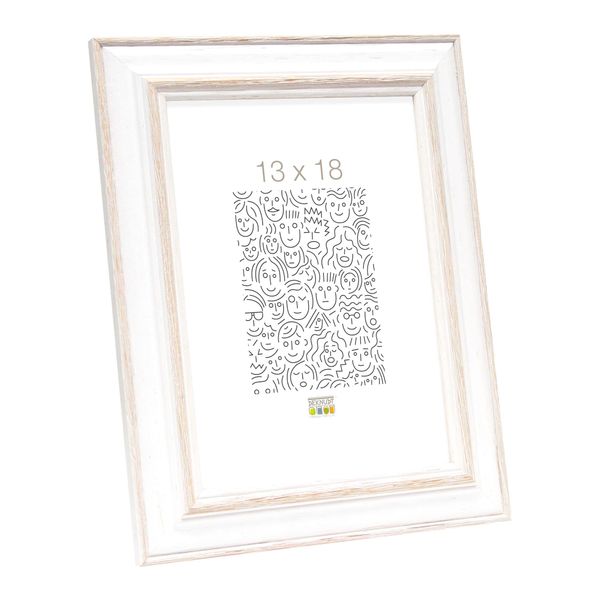 Deknudt Frames Bilderrahmen, Holz, Beige, 13 x 18