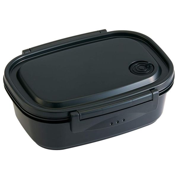 Skater XPM5 Easy Lightweight Lunch Box, Large, Microwave Compatible, 24.3 fl oz (720 ml), Black, Sealed Container, Storage Container, Black