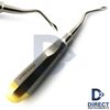 Set of 5 Dental Spade Bone Elevator Preservation Molar Kit Straight Angled