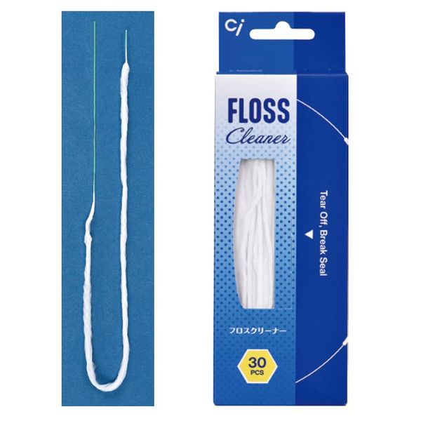 Ci Floss Cleaner, Non-Flavored, 1 Box, 30 Count