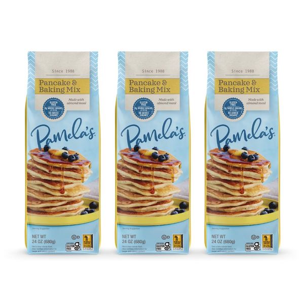 Pamela's Products Gluten and Wheat Free Baking and Pancake Mix - 24 oz- (Pack - 3)