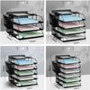 Document Tray, File Rack, Letter Case, Document Storage Box, Document Organizer, A4, Tabletop Storage, A4, Document Tray, Mesh Metal, Vertical Rack, Letter Tray, Assembly, Vertical, Desk Document