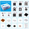 GeeekPi Raspberry Pi Cooling Fan Heatsink Kit DC 5V CPU Cooler, Raspberry Pi Radiator, Raspberry Pi 4 Model B / 3B / Pi 3