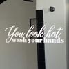 WASH YOUR HANDS SIGN, COVID-19 SAFETY DECAL