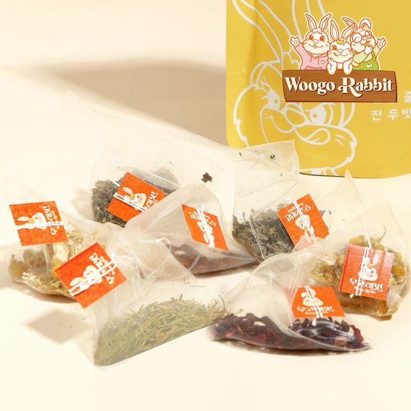 Herbal Tea Chamomile Tea + Hibiscus + Peppermint + Jasmine + Rosemary Tea 50 Tea Bag Set