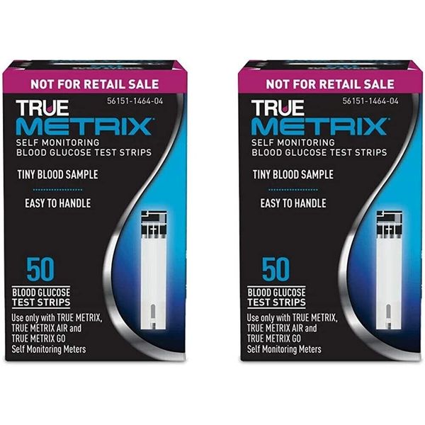 True Metrix Blood Glucose Test Strips 100Ct, Exp 9/2025+ FREE SHIPPING