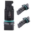 MAF Mass Airflow Meter Sensor, ABS Plastic Black Car Mass Air Flow Meter Sensor Replacement for E46 E36 E38 E39 E52 OE Part Number F00C2G2029 Air Flow Sensor Mass