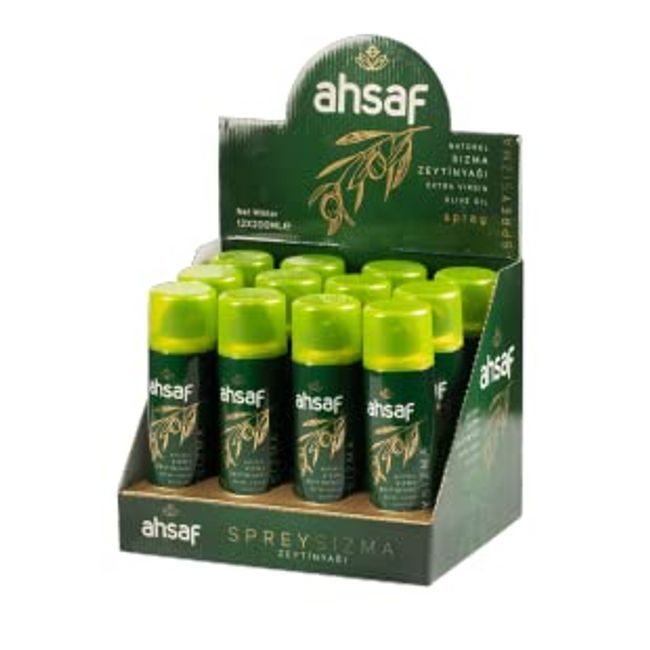 AHSAF NAT.SIZMA ZEYTİNYAĞI 200 ML SPREY 12Lİ PAKET