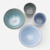 Keyuka Hagi Ware Tea Cup, Sunset, Green