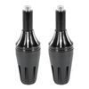 F FIERCE CYCLE 2pcs Black Motorcycle Universal Frame Slider Crash Protector M8