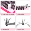 Cluster Eyelash Extensions (0.07D Curl 40D, 13mm)