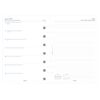 A5 Week per page with notes 5 language 2025