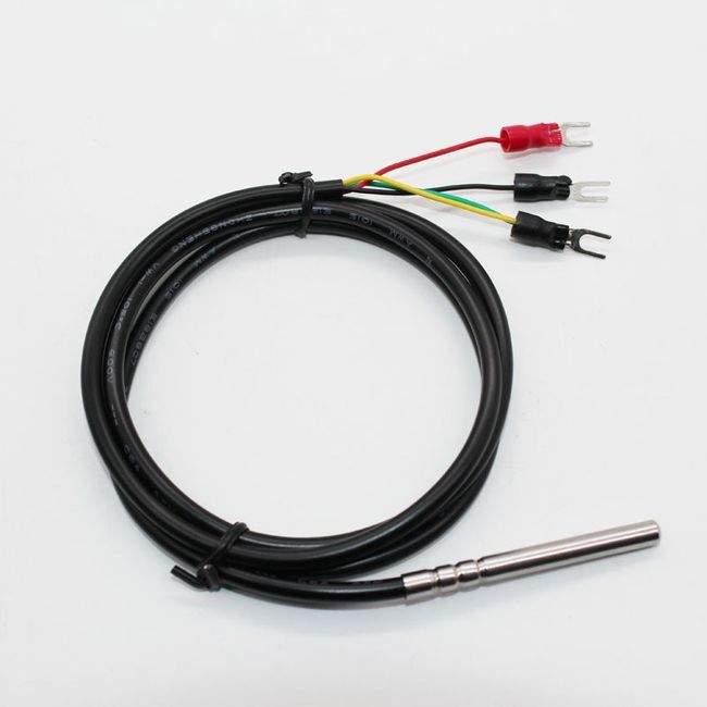 RTD PT-100 Temperature Sensor, 3 Wire, -200 to 600 deg C