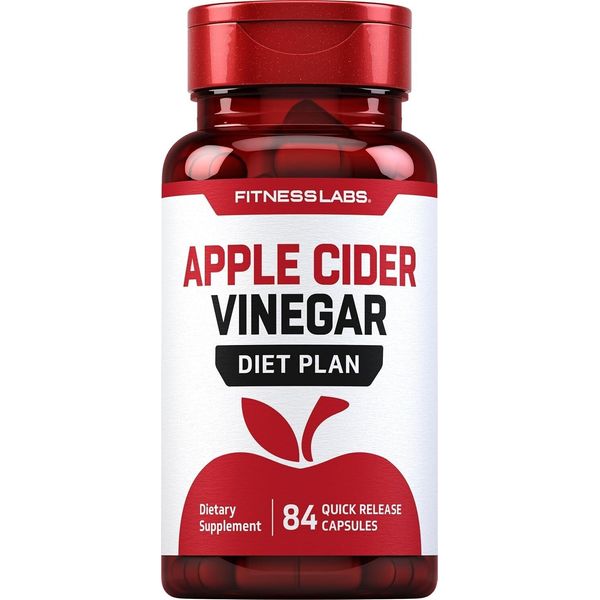 Piping Rock Apple Cider Vinegar Capsules | 84 Pills | with Vitamin B12, Chromium