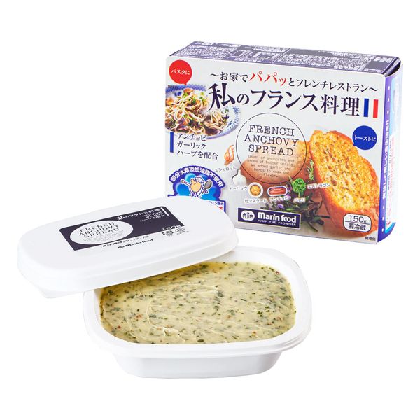 Marine Food Official, My French Cuisine, 5.3 oz (150 g), Margarine, French Bread, Home Use, Garlic, Mustard, Bread, Breakfast, Spread, Pasta, Refrigerated, Snacks, Toast, Baguette, Potato Butter, Rich