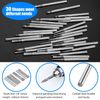 90Pcs 1/8" Diamond Burr Bits Drill Set Rotary Multi Tool Accessories For Dremel