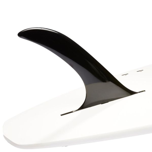 DORSAL Pintail Surf Fins for SUP Longboard Surfboard Center Velzy Style Flex-Fin Black 9.75" Polycarbonate