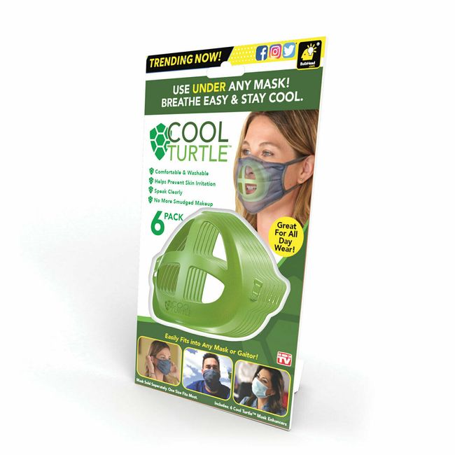 As Seen On TV Cool Turtle Mask Enhancer Helps Keep You Cool & Dry All Day