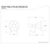 Kingston Brass BA4817ORB Metropolitan Robe Hook, Oil Rubbed Bronze