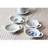 cerapockke Cute Pot Shaped Tea Back Tray, Rose Bear