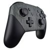 eXtremeRate Soft Touch Faceplate and Backplate for Nintendo Switch Pro Controller, Brushed Silver Patterned Replacement Shell Housing Case for Nintendo Switch Pro Controller - Controller NOT Included