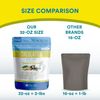 Circulation Foot Soak (2 Lbs) Epsom Salt with Natural Ginger, Cypress, Eucalyptus, and Lavender Essential Oils Plus Vitamin C in BPA Free Pouch with Easy Press-Lock Seal