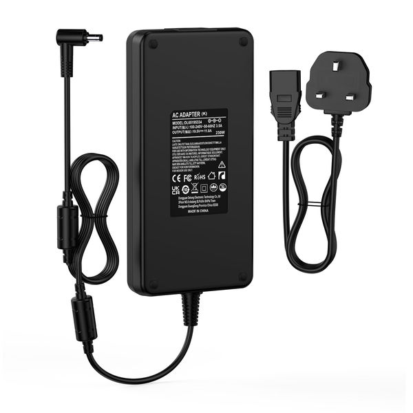 230W Laptop Charger for MSI GT72 GT72S GS66 GS76 GS75 GS65 Stealth P65 P75 Creator GT73VR GT75VR GT83VR GTX 1070 Quadro P5000 GT62VR Pro G-034 G-1423 G-1438 Pro G-1666 Power Supply Adapter【5.5*2.5mm】