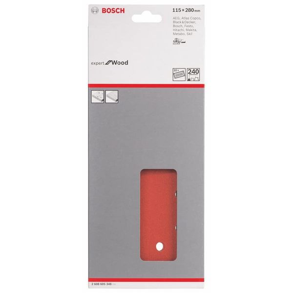 Bosch 2608605348 115 x 280 mm Sanding Sheets for Orbital Sanders