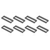sourcing map 8Pcs DIP IC Chip Socket Adapter, 2.54mm Pitch 40 Pin Gate Soldering Flat Circuit Chip