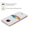 Head Case Designs Dripping Rainbow Rainbow Moustache Soft Gel Case Compatible With Motorola Moto E4 Plus