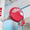 Master Lock Rotating gate valve lockout, 10,2cm-16,5cm diameter handles