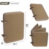 LIVANS Tactical Patch Booklet Organizer, Flip-Page Patch Book Mini Display Patches Panel Board Include Removable Ring Binders