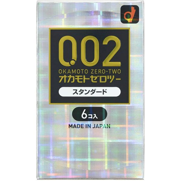 Delivery by default, shipping included Okamoto Uniform Thinness 002EX Natural 6 pieces Controlled medical device Made in Japan (Condoms, contraceptives) (4547691710499) 1 piece