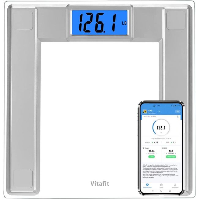 Vitafit Smart Bathroom Scale VT730 Available in Different Colors (Renewed)