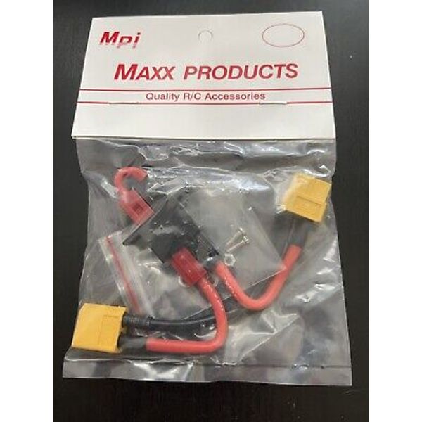 MPI 6976 Hi Current Arming Switch, with XT60 Connectors AWG HD Wire