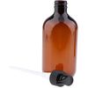 POFET 2x Empty Translucent PET Shampoo Conditioner Pump Bottles Container 500ml