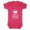 Flox Creative Baby Vest Personalised First Easter Dark Pink 12-18 Months