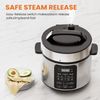 Multi-Function 6 Quart Electric Pressure Cooker 9-in-1 Stainless Steel Appliance