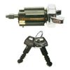 Chrome Ignition Key Switch Cylinder & Door Lock Pair Set W/ Keys for FORD