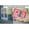 CHPL A5 Plastic Wallets with Stud Button [ 100 Pcs ] Translucent Popper Wallets for Document Storage, Filing & Organisation, Folders for Office and School [ RED ]