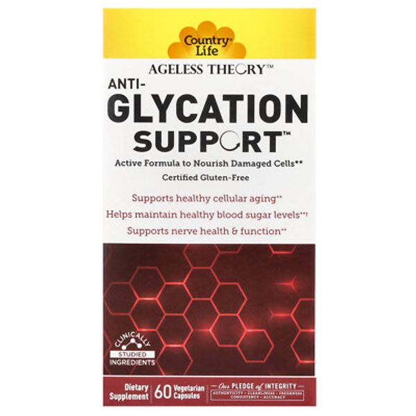Ageless Theory, Anti-Glycation Support, 60 Vegetarian Capsules